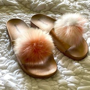 SteveMadden puff slides used